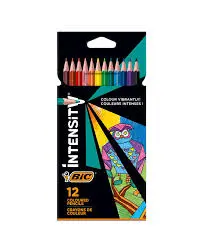 [2P0004711] CRAYON COULEUR BIC INTENSITV *12