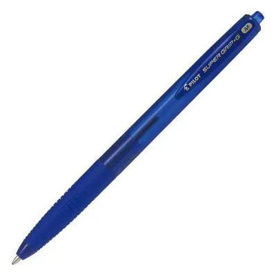 [2P0004774] STYLO PILOT SUPER GRIP M BLEU