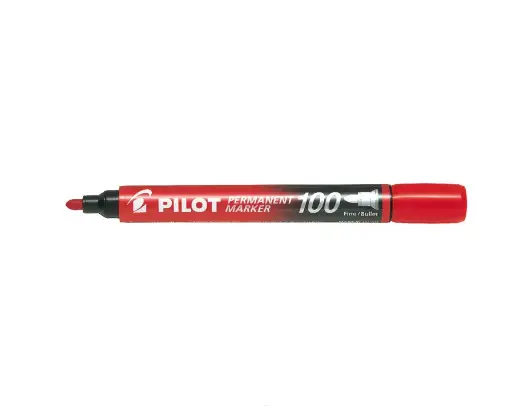 [2P0004785] PILOT PERMANENT MARKER 100 ROUGE