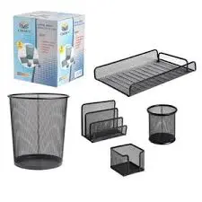 [2P000395] PACK BUREAU METALLIQUE CROWN 5 PCS