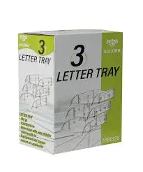 [2P0004075] PANIER A COURRIER 3 ETG TRANSPARENT