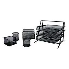 [2P0006188] ENSEMBLE DE BUREAU PANIER DE COURRIER 5 ACCESSOIRES ACCORD DG63580