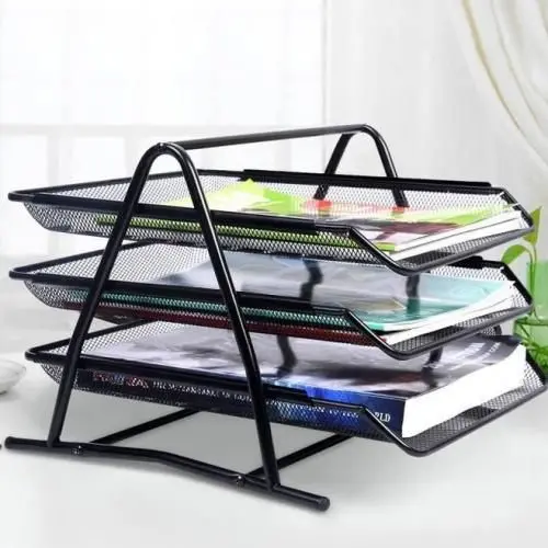 [2P0006969] PANIER A COURRIER 3 ETAGE 6255 NOIR GLOBOX