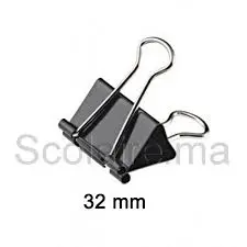 [2P0005818] PINCE DOUBLE CLIPS 32 NOIR