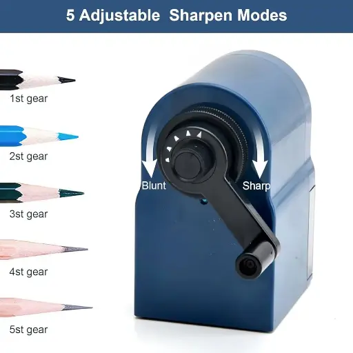 TAILLE CRAYON WITH CONE BLUE